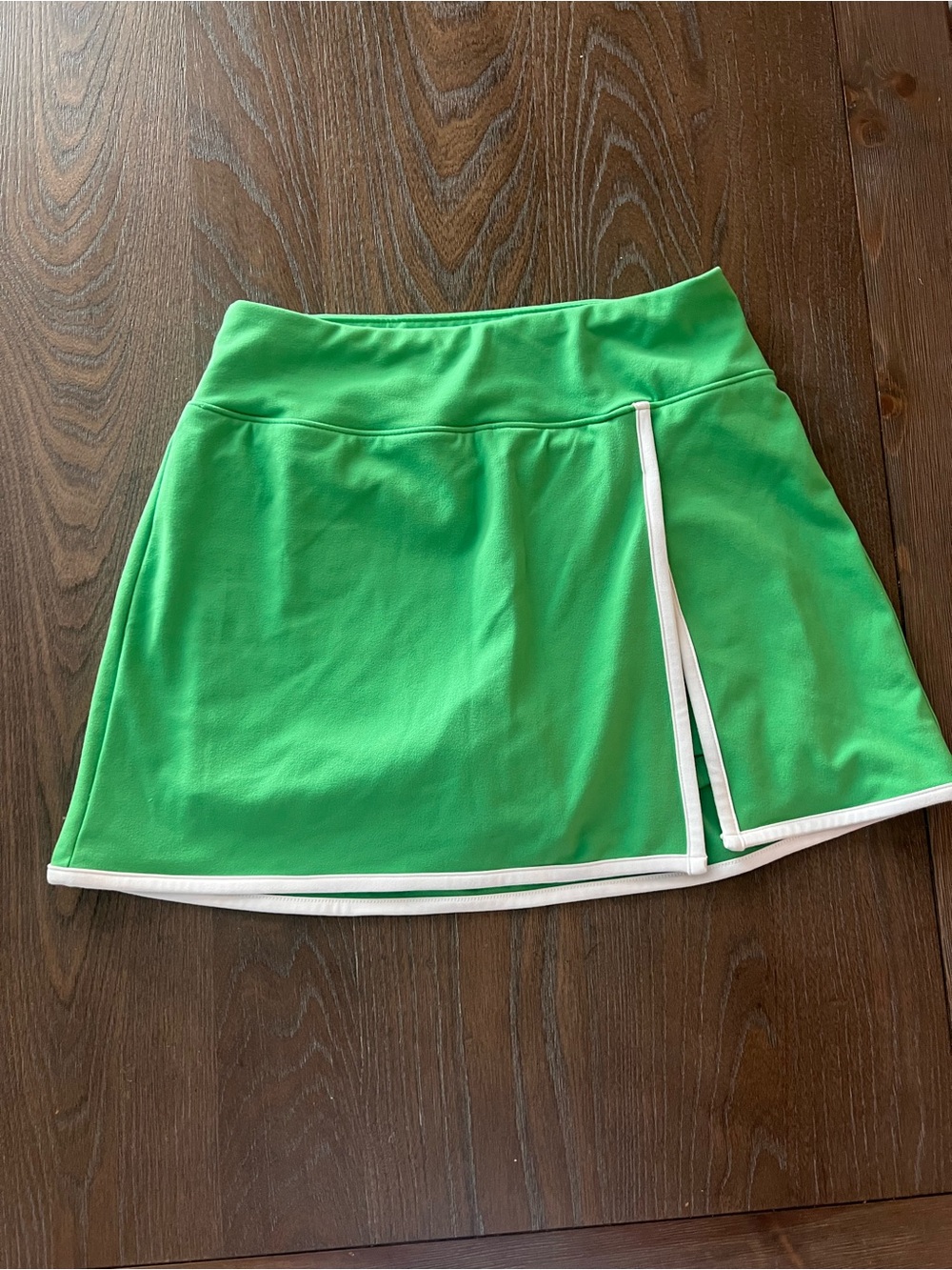 wild fable Bright Green Mini Skort with White Trim